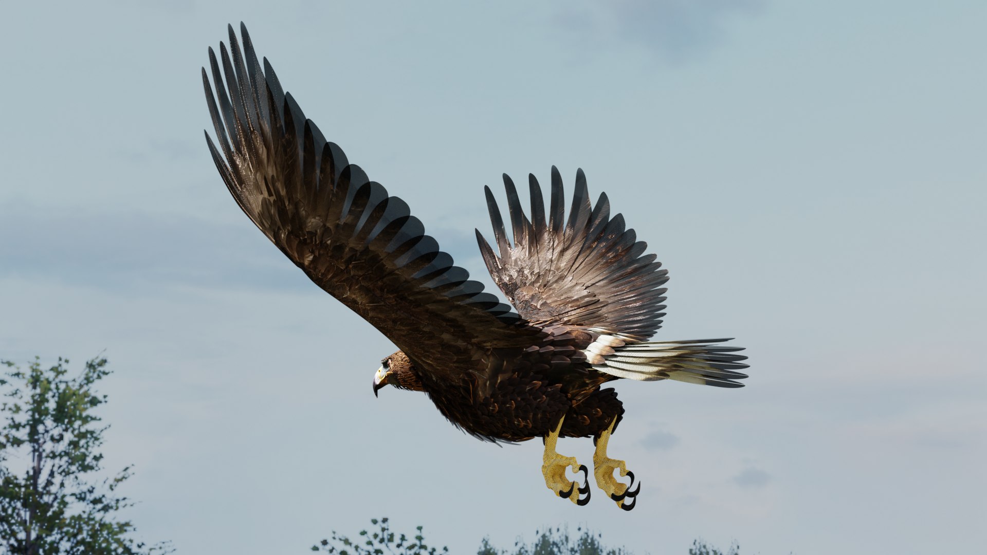 Golden Eagle - BLENDER 3D Model - TurboSquid 1935251