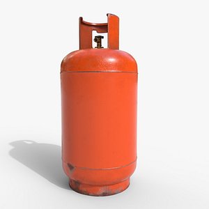 Realistic cylinder gas 3D model