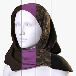 3D islam Hijab