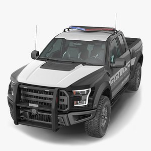 police pickup truck generic model