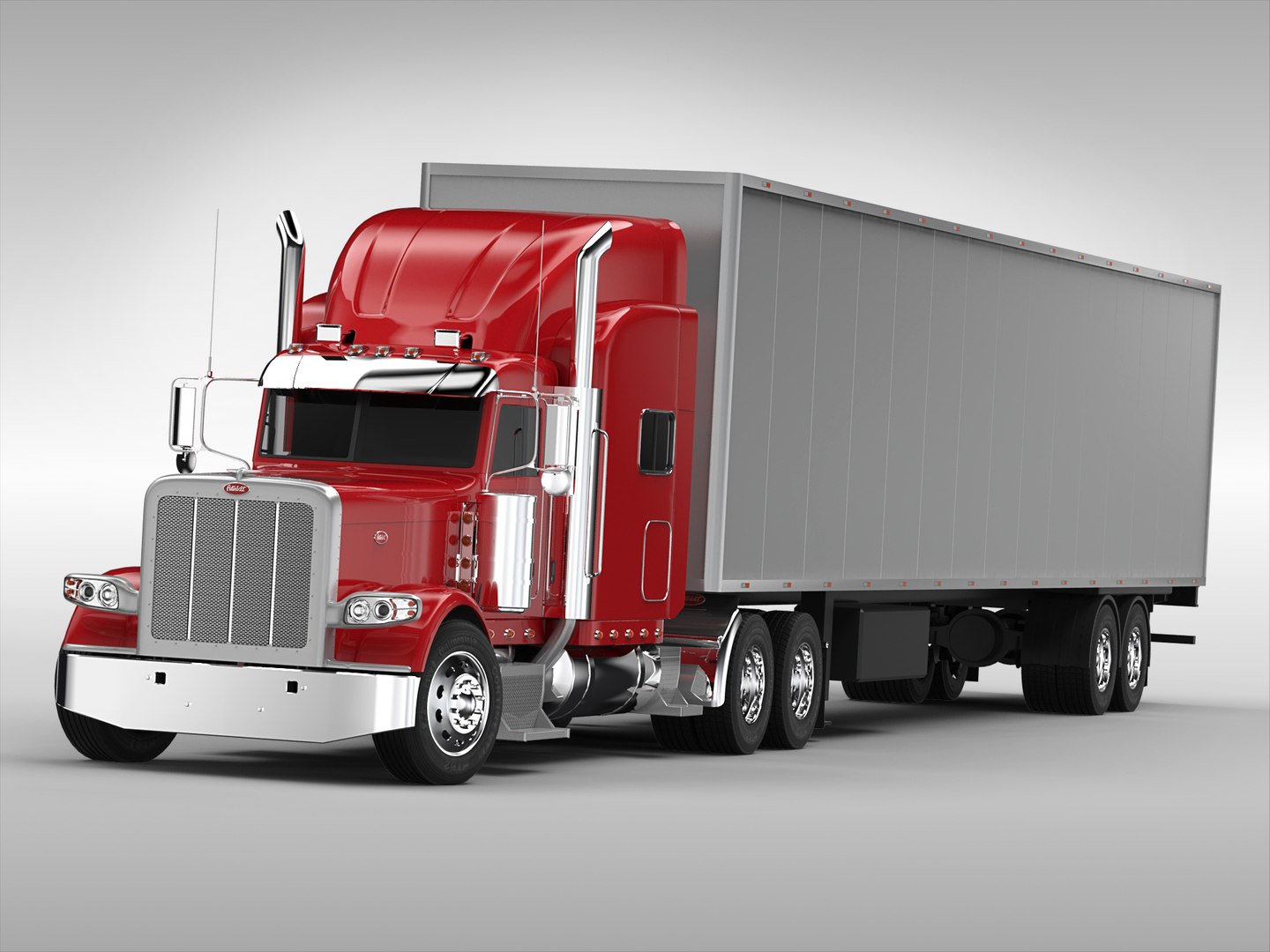 3d Truck Trailer Model