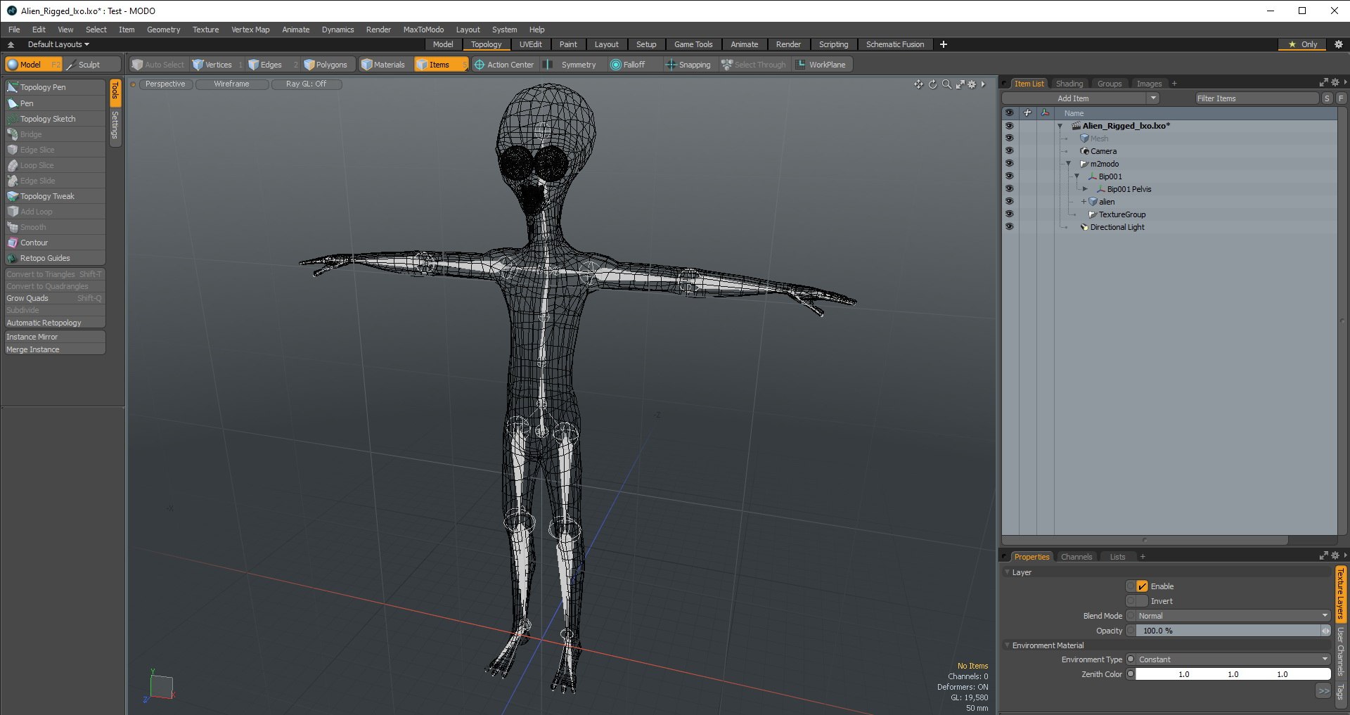 3D alien rigged character modo - TurboSquid 1602433