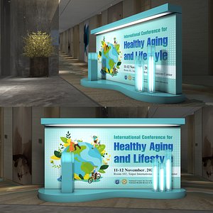 Stage truss meeting hall assembly hall conference Concert Hall 3D model