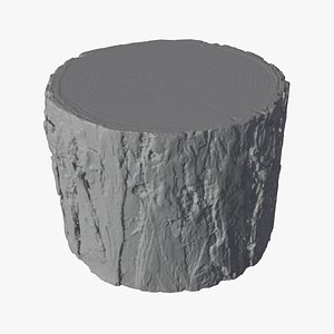 3D Wood Log 02 - For 3D Print