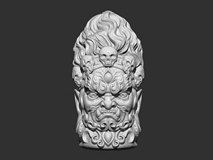 3D Buddha or Devil in a moment