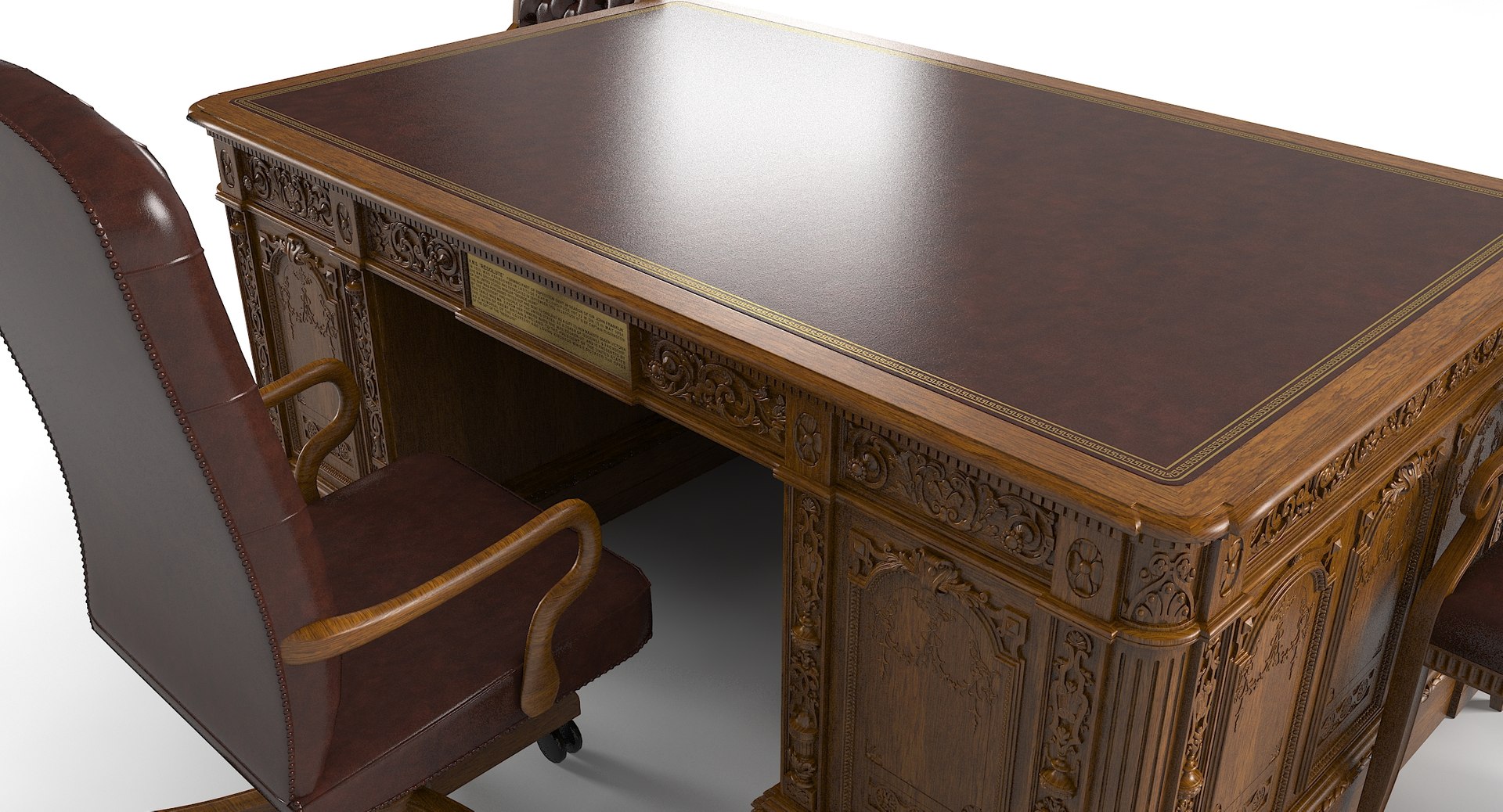 Resolute desk model - TurboSquid 1275695