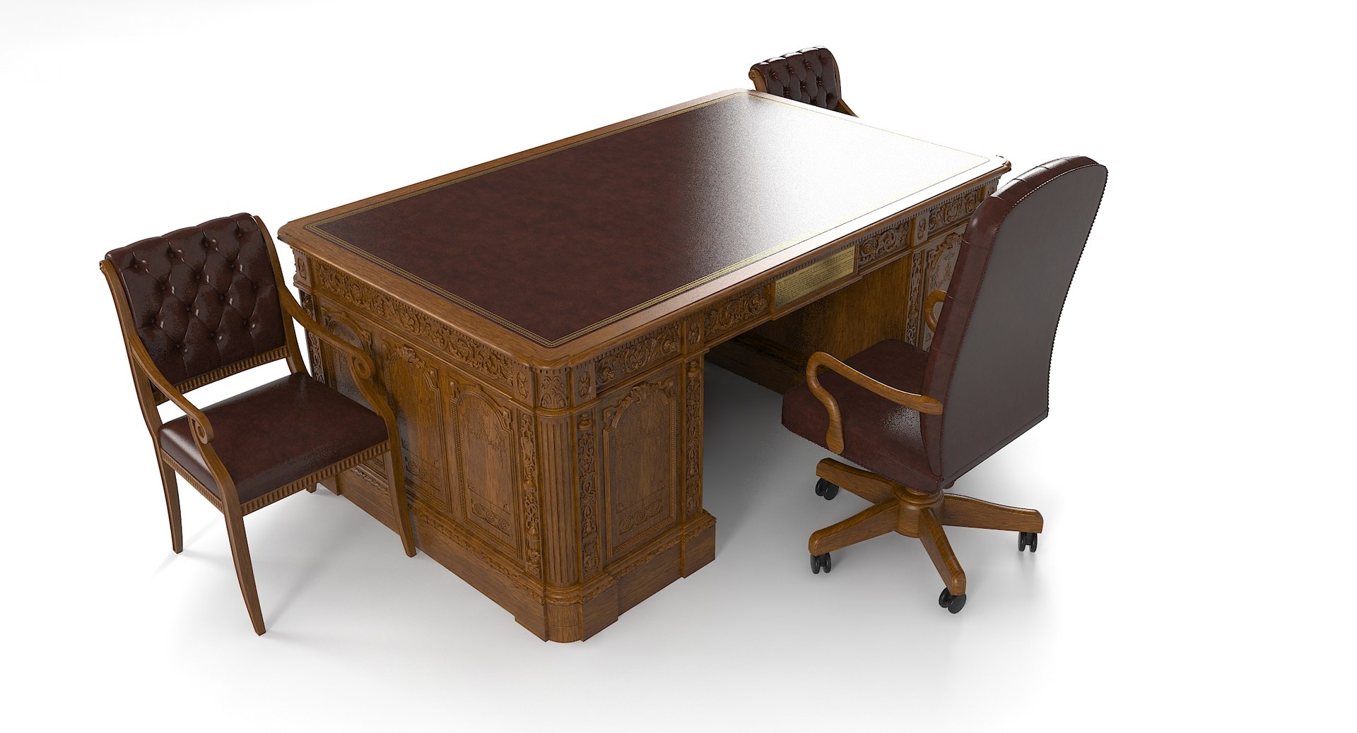 Resolute desk model - TurboSquid 1275695