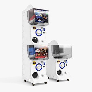 Gachapon Toy Capsule Vending Machine 3D