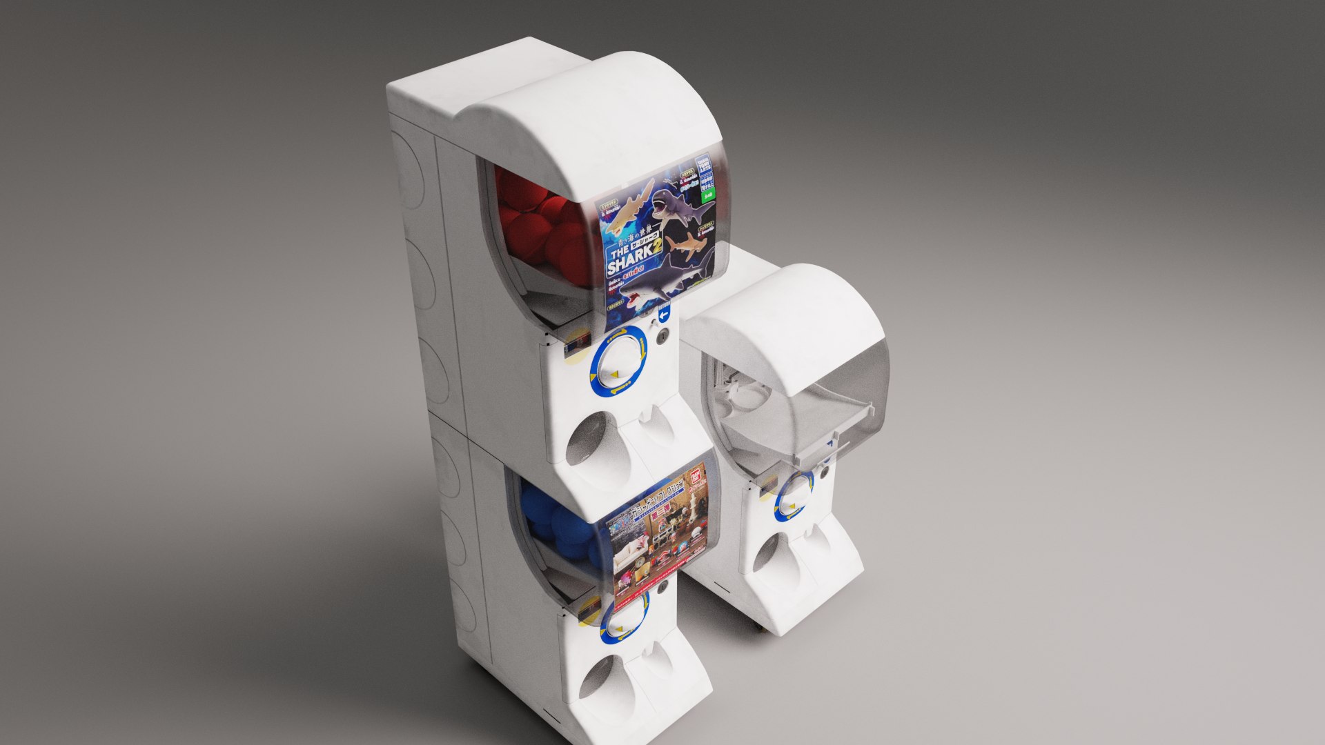 Gachapon Toy Capsule Vending Machine 3D - TurboSquid 2145169