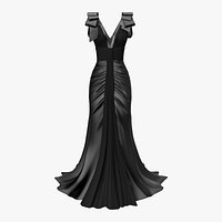 Black Long Fashion Dress