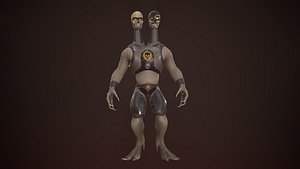 3D DemonGuard model