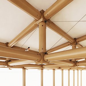 Paper Structure Dojo - Shigeru Ban style