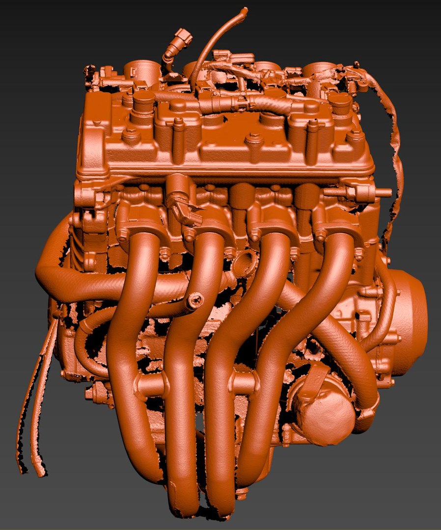 3D Kawasaki Ninja ZX6R Engine Model - TurboSquid 2009817