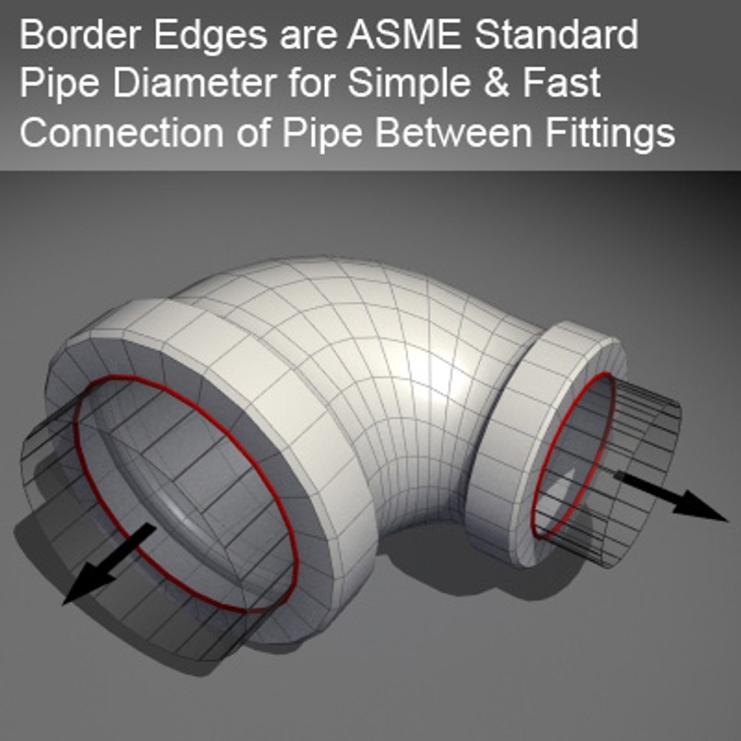 piping fitting 3d model