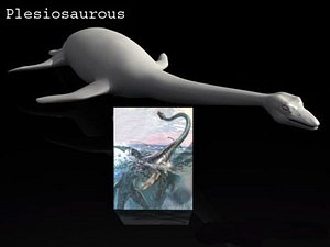 3dsmax plesiosaurous dinosaur