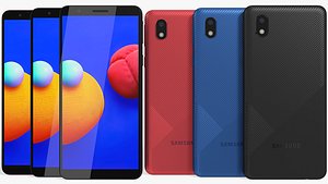 realistic samsung galaxy a01-m01 model