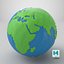 3D model Stylized globe
