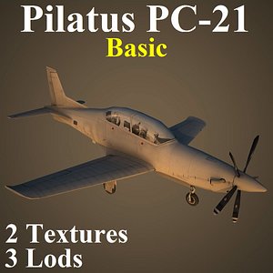 pilatus basic 3d model