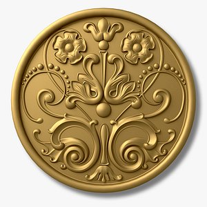 free medal medallion 3d model