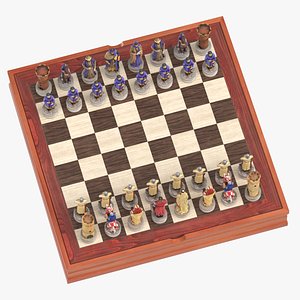 chess board set 3D