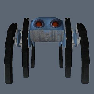 mechanical walking machine 3d obj