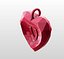 VZ 3D-Printable Diamante Crystal-Heart-TwoLetters