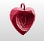 VZ 3D-Printable Diamante Crystal-Heart-TwoLetters