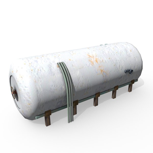 3d Water Tower Tank Model