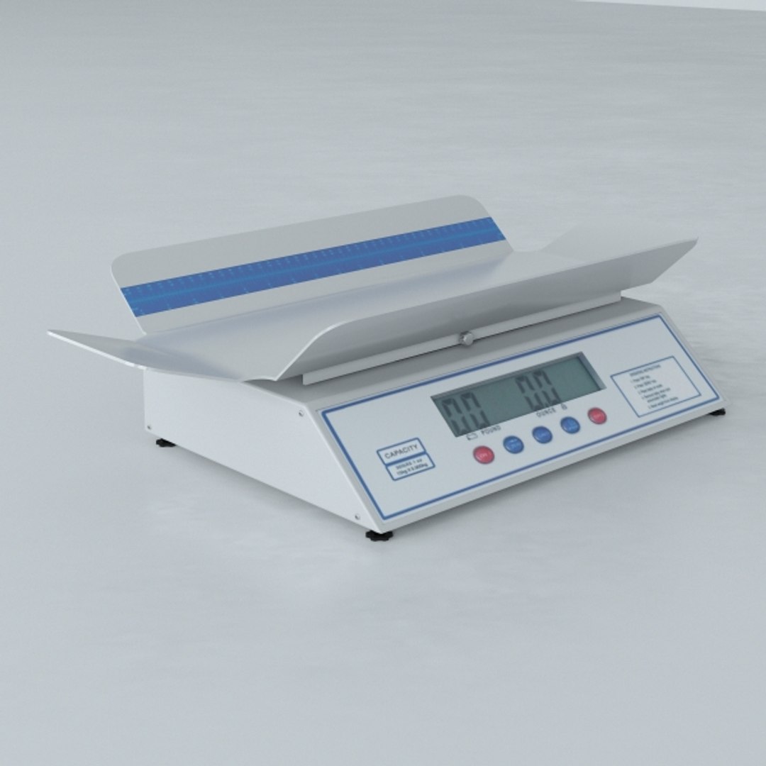 Digital Baby Scale 3D model