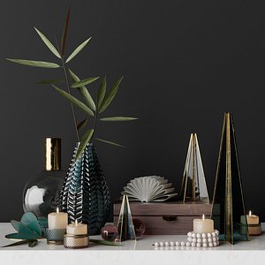 decor set 3D model