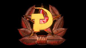 cockade badge hammer 3D