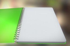 Spiral sketchbook 03 3D model - TurboSquid 1209508