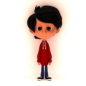 3D model little boy