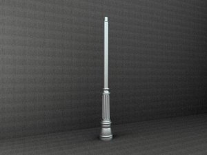 antique street lamp 3d model