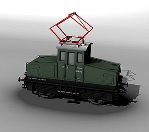 train engine e69 3d model