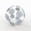 Soccerball split B red