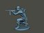 Soldat allemand ww2 Shoot accroupi G2