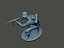 Soldat allemand ww2 Shoot accroupi G2