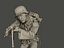 Soldat allemand ww2 Shoot accroupi G2