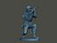 Soldat allemand ww2 Shoot accroupi G2