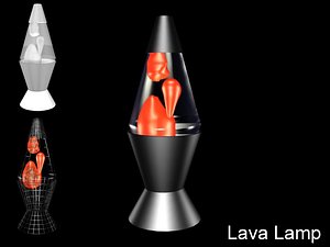 Lampada Lava in poli basso Modello 3D $6 - .blend .fbx .obj .stl - Free3D