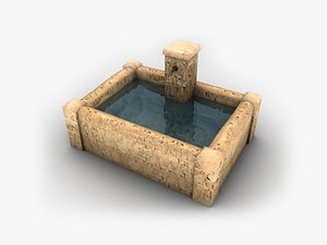 fountain games ready 3d model