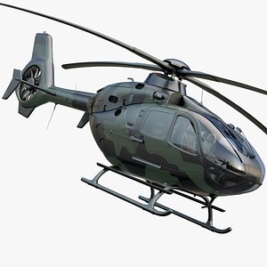 Animated Millitary Eurocopter EC 135