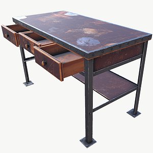 3D table desk model
