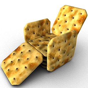 crackers 3D model