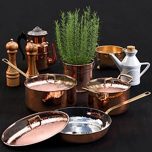 copper pan model