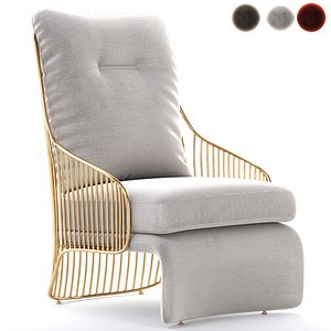 The new Minotti armchair designed by Rodolfo Dordoni