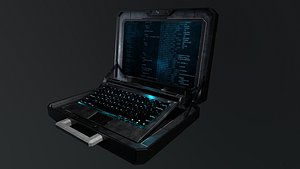 Sci-fi laptop