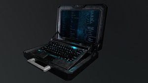 Sci-fi laptop