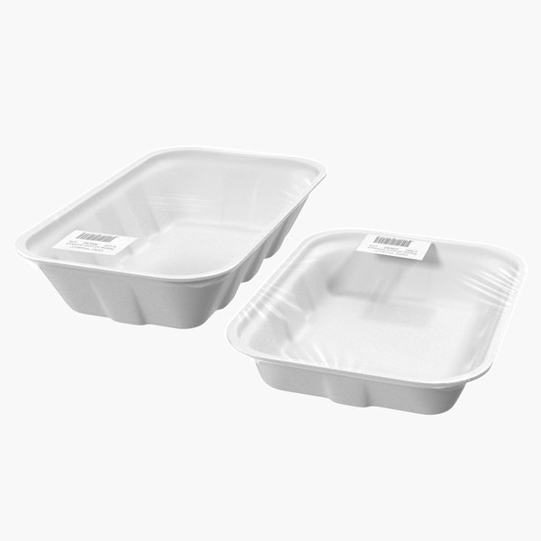 3D model Disposable Food Tray Open TurboSquid 1942073
